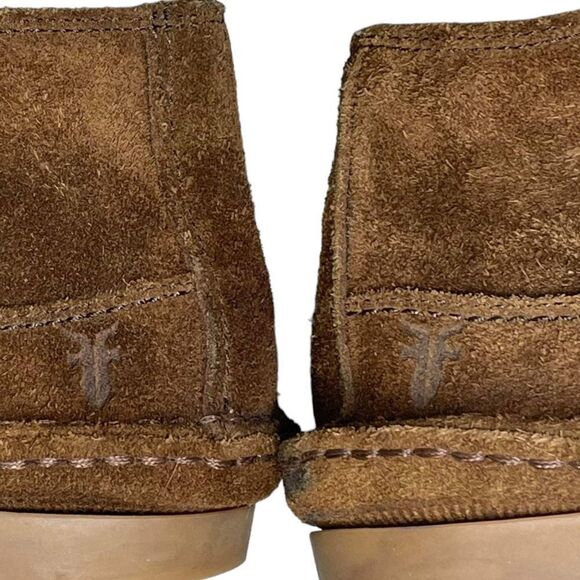 Frye Men’s Mason Brown Suede Chukka Moccasin Boot Size 10 - Picture 8 of 8